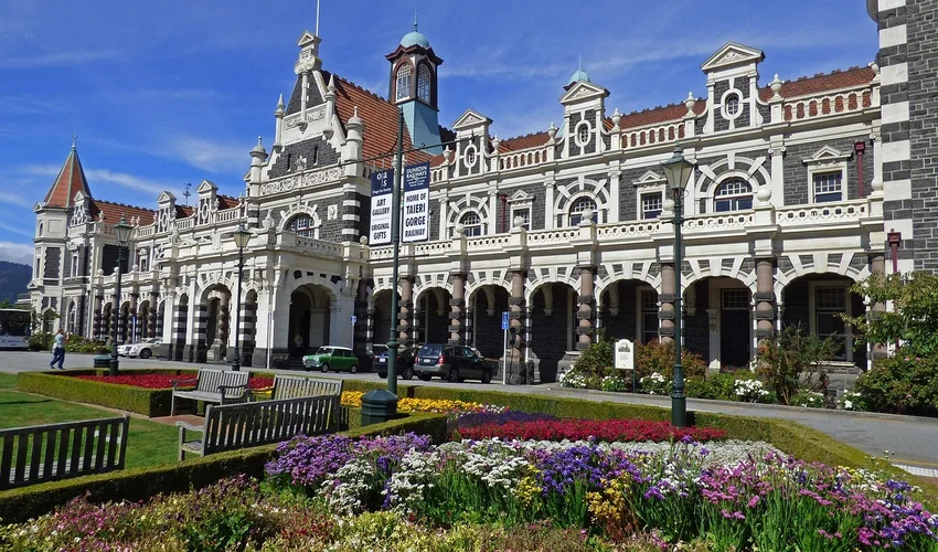 Nieuw-Zeeland Bezienswaardigheden en Activiteiten Top 28 Dunedin Railway Station