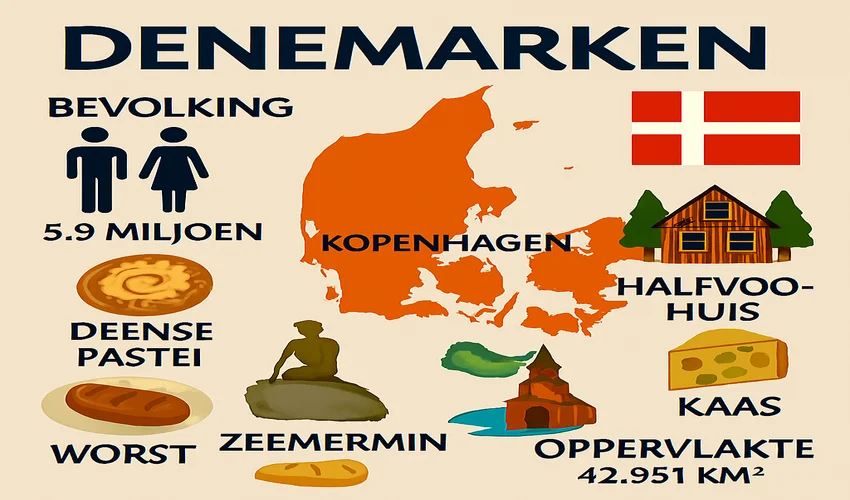 Denemarken Informatie infographici