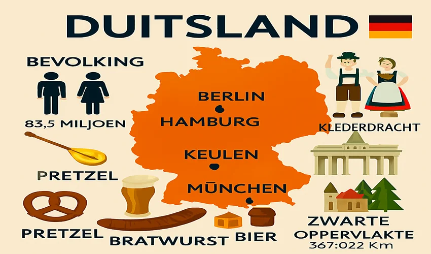 Duitsland Informatie infographic