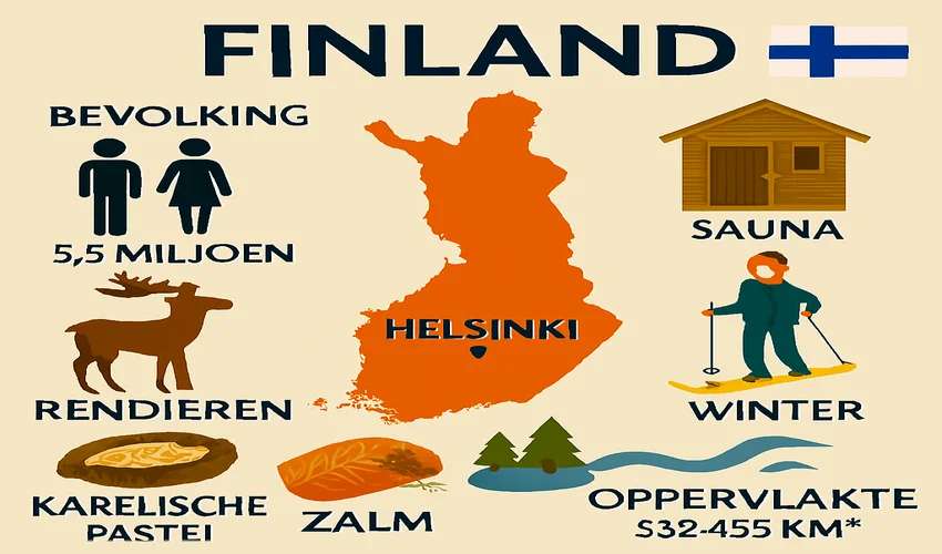 Finland Informatie infographici
