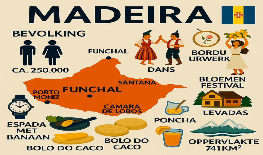 Madeira Informatie infographic